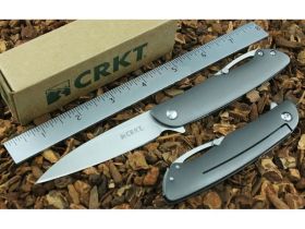Складной нож CRKT Swindle™-2, сталь 8Cr14MoV, рукоять нержавеющая сталь