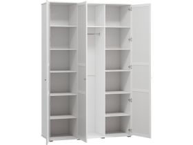 Распашной шкаф Амели 3-150x240 Белый