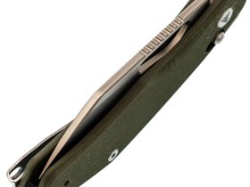 Складной нож SRM Cub, сталь Laminated 140Cr, рукоять G10, зеленый