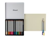 Набор карандашей акварельных Dmast 24 цв в металлическом пенале