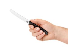 Кухонный нож Boker Sandwich Knife Black 105 мм, нержавеющая сталь, рукоять ABS-пластик, черный