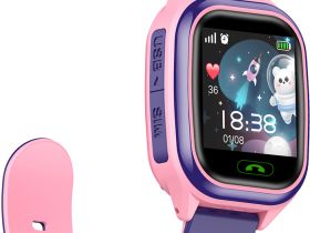 Умные часы Leef Globe Розово-фиолетовые