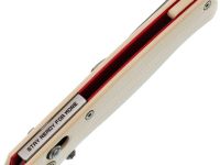 Складной нож SRM Medal 255L-GT2, сталь 10Cr15CoMoV, складной туристический, рукоять G10 ivory