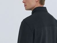 Рубашка из плотного трикотажа, Черный