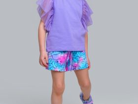 Шорты трикотажные для девочек, 2 шт в комплекте