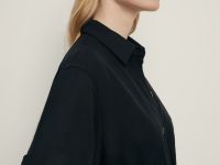 Комбинезон с поясом на кулиске и добавлением льна