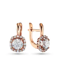 Серьги из красного золота э0212сг11200607