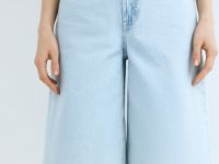 Джинсовые шорты-бермуды, Голубой