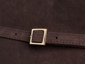 Сумка из натуральной замши, Коричневый