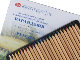 Набор карандашей цветные "Мастер-Класс", 24 цвета, в жестяном пенале