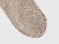 Носки с шерстью, Бежевый