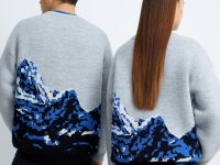 Вязаный джемпер с принтом из коллаборации с maneken