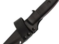 Походный нож град Горький Томми Техно, сталь VG-10, рукоять микарта черная, конвекс