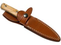 Нож с фиксированным клинком LionSteel B35, сталь Sleipner, рукоять оливковое дерево