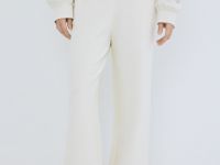 Базовые широкие брюки, Бежевый