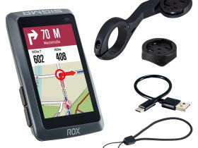 Велокомпьютер Sigma Sport ROX 12.1 EVO беспроводной (серый с датчиками)