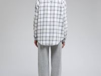 Рубашка оверсайз из хлопковой фланели