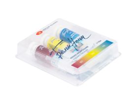 Набор акварели "Белые Ночи" Ботаника 3 тубы x10 мл, пластиковый коррекс