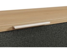 ТВ-тумба Флавир 210x27 Рогожка Графитовый