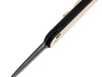 Складной нож SRM 251MB-GT2 black Ti-coat сталь N690, рукоять White G10/Aluminium