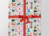 Упаковочная бумага "Праздничный стол" 70х100 см