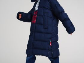 Пальто текстильное с полиуретановым покрытием для мальчиков