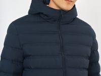 Лёгкая утеплённая куртка, Синий