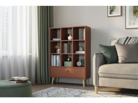 Стеллаж Амберсон 80x118 Терракотовый