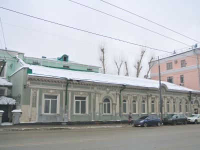 Жилой дом П.Калашникова-Рахмановых, 1-я пол. XIX в., 1896 г., архитектор И.Г.Кондратенко