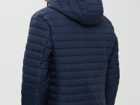 Стеганая куртка с капюшоном