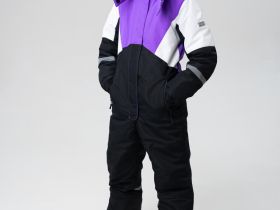 Комбинезон текстильный с полиуретановым покрытием для девочек