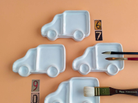 Палитра художественная керамическая "ЛАЙКМОБИЛЬ"