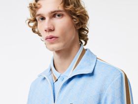 Мужская жаккардовая толстовка Lacoste PARIS с монограммой