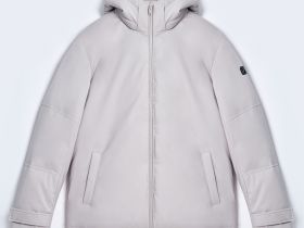 Утепленная куртка с воротником-стойкой