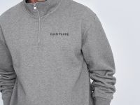 Толстовка на молнии с воротником-стойкой