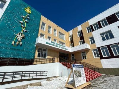 В селе Бердигестях к новому учебному году введут трёхэтажную школу. Фото