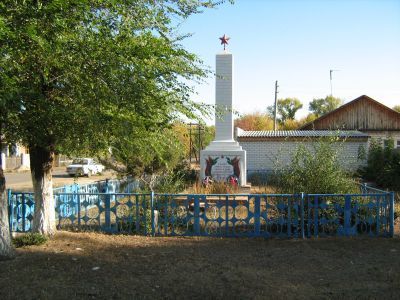 Братская могила советских воинов, погибших в период Сталинградской битвы