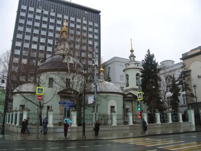 Церковь Косьмы и Дамиана и остатки ограды