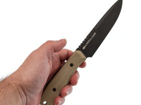 Походный нож Special Knives Storm, сталь AUS-10, рукоять G10, песочный