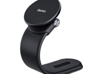 Автомобильный держатель Benks CZ08 Magsafe Anti-Vibration Foldable Mount 15W на приборную панель (черный)