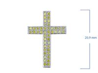 Подвеска из белого золота э0912пд05210107