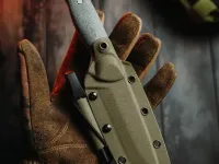 Туристический нож N.C.Custom Forester, сталь AUS-10, рукоять микарта +огниво