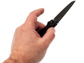 Складной нож Kizer Original 2 Tanto, сталь S45VN, рукоять титан, черный