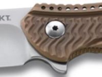 Складной нож CRKT Ripple Bronze, сталь Acuto 440, рукоять нержавеющая сталь 420J2