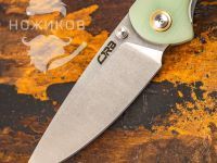 Складной нож CJRB Feldspar, сталь D2, рукоять G10, зеленый