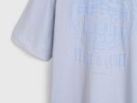 Футболка с объёмным принтом, Голубой