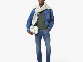 Мужские джинсы Lacoste зауженного кроя