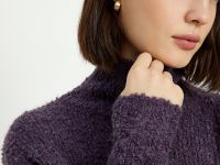 Джемпер свободного силуэта с шерстью