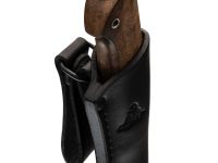 Охотничий нож КМЕТЬ Воронёнок, порошковая сталь M390, рукоять стабилизированная карельская береза