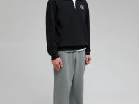 Толстовка с воротником на молнии